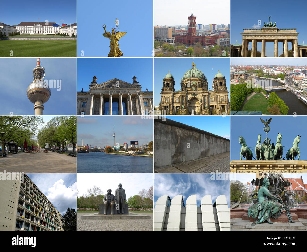 Berlin landmarks Stock Photo