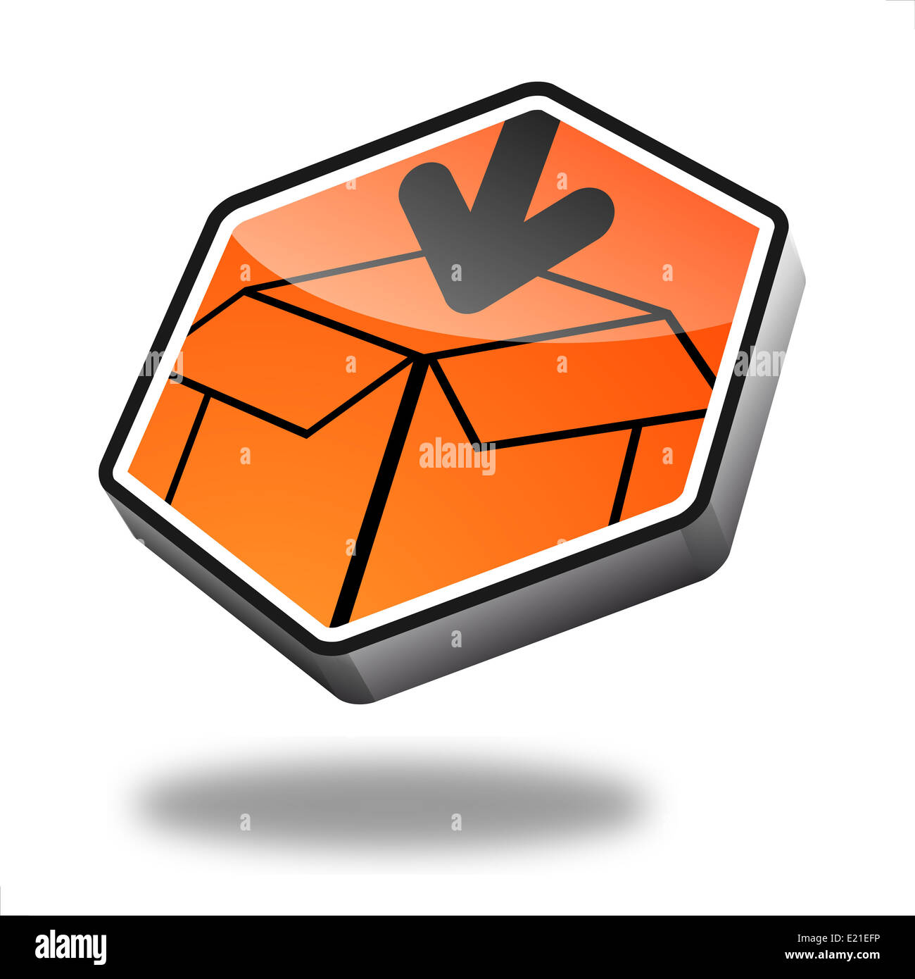 Button Packaging Stock Photo