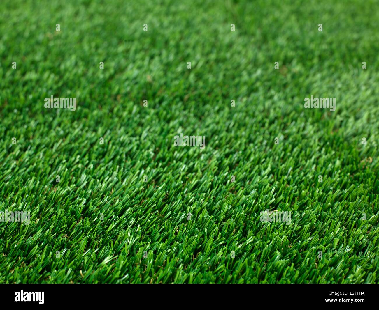 A close up image of artificle grass Stock Photo