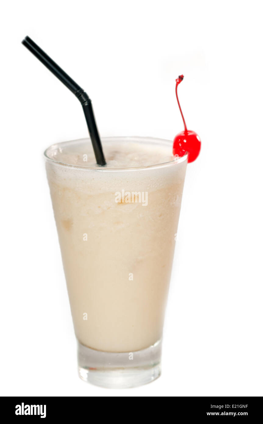 frozen banana daiquiri drink cocktail Stock Photo Alamy