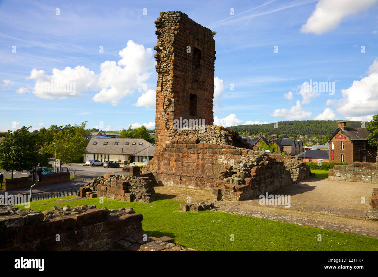 Penrith Castle ruins. Penrith, Cumbria, England, United Kingdom Stock