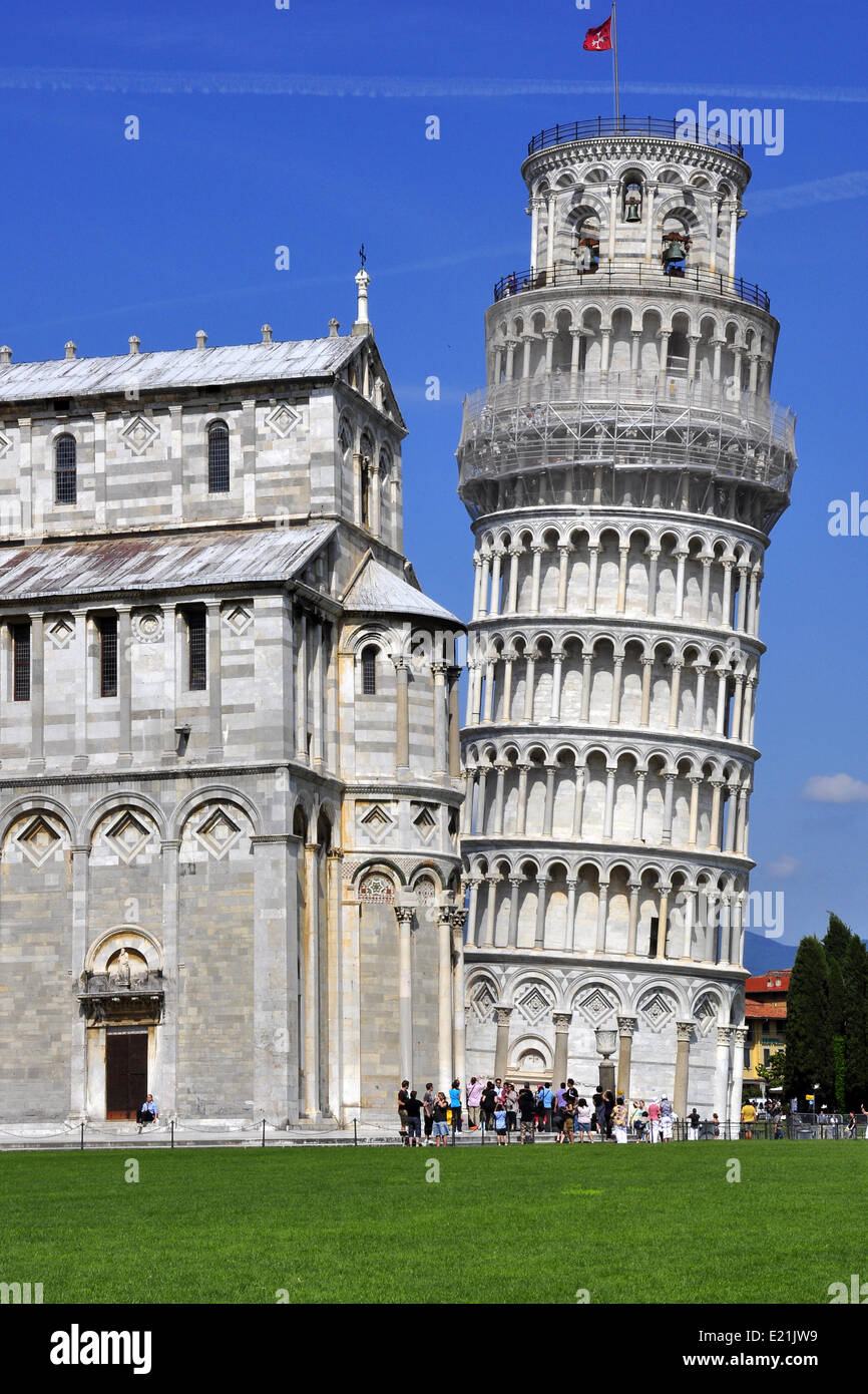 Leaning Tower of Pisa , Italy Stock Photo