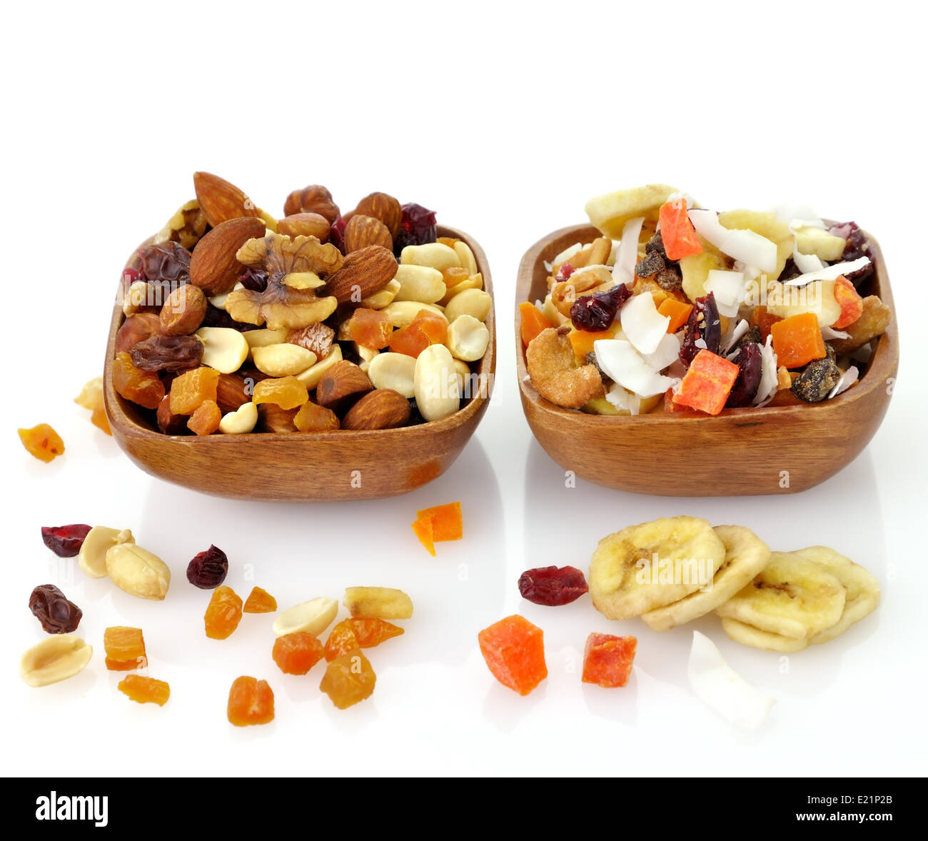 mixed dried fruit, nuts and seeds Stock Photo Alamy