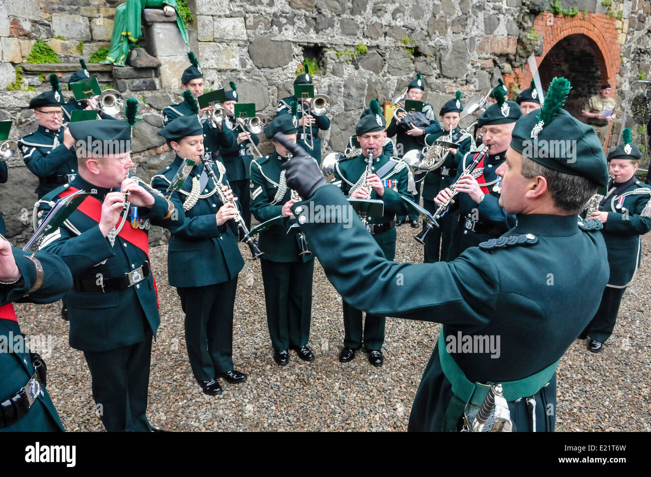 Band of the Royal Irish Regiment Stock Photo