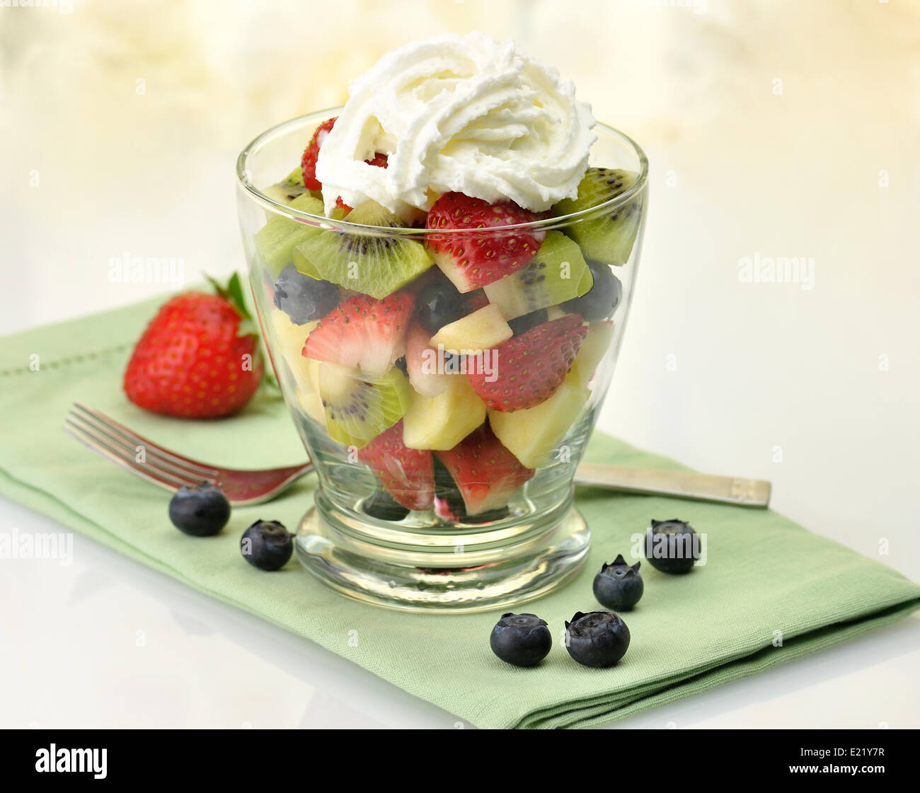 Fruit salad glass hi-res stock photography and images - Alamy