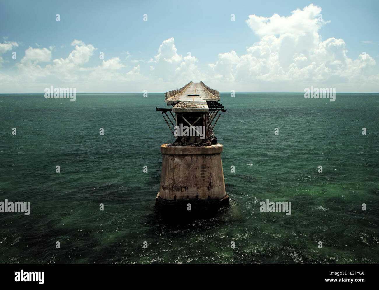 key west old bridge in florida Stock Photo Alamy