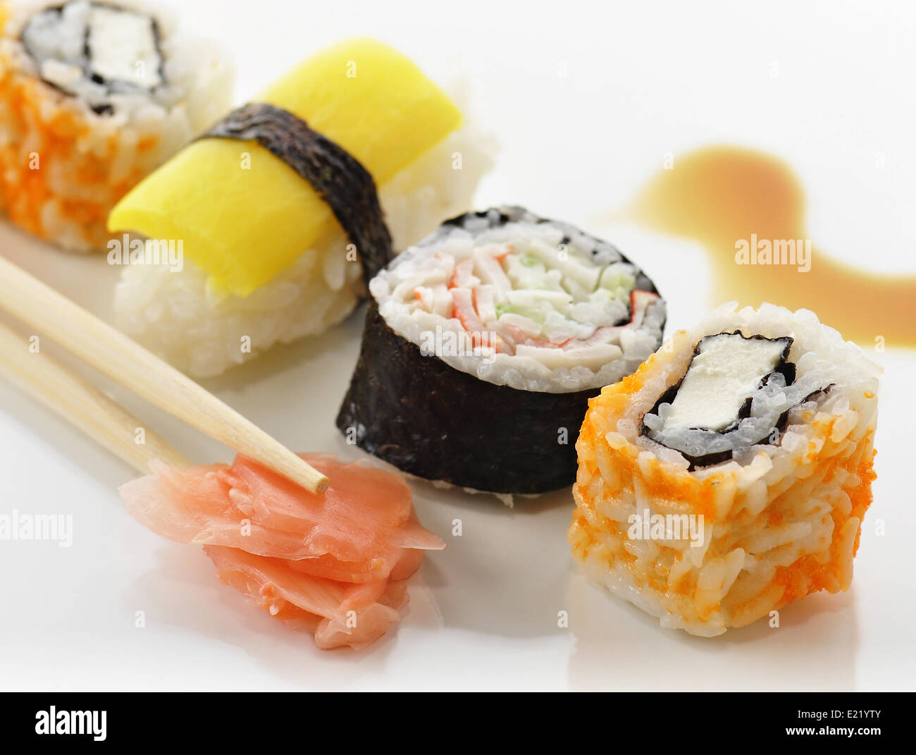 various of sushi Stock Photo