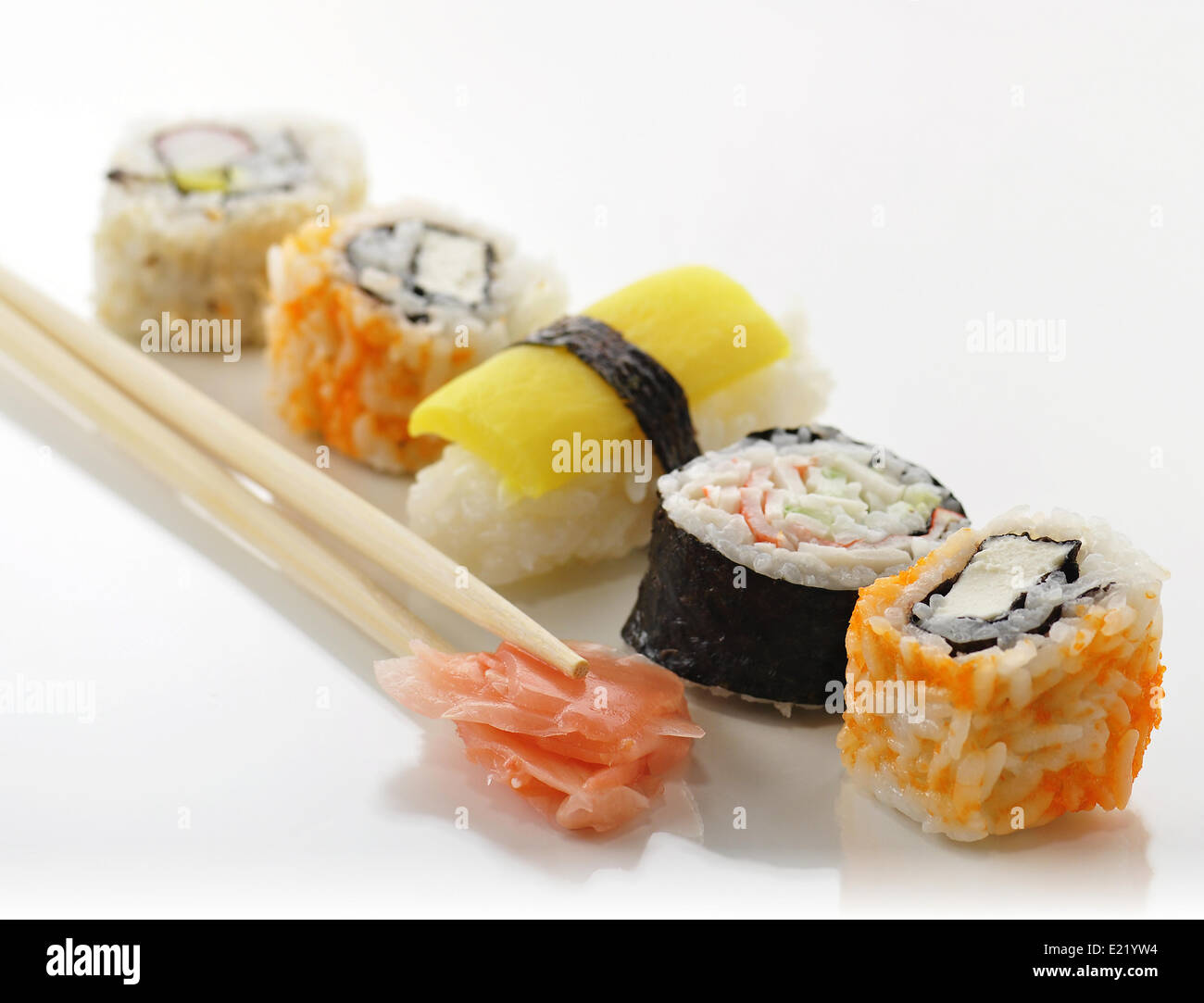 various of sushi Stock Photo