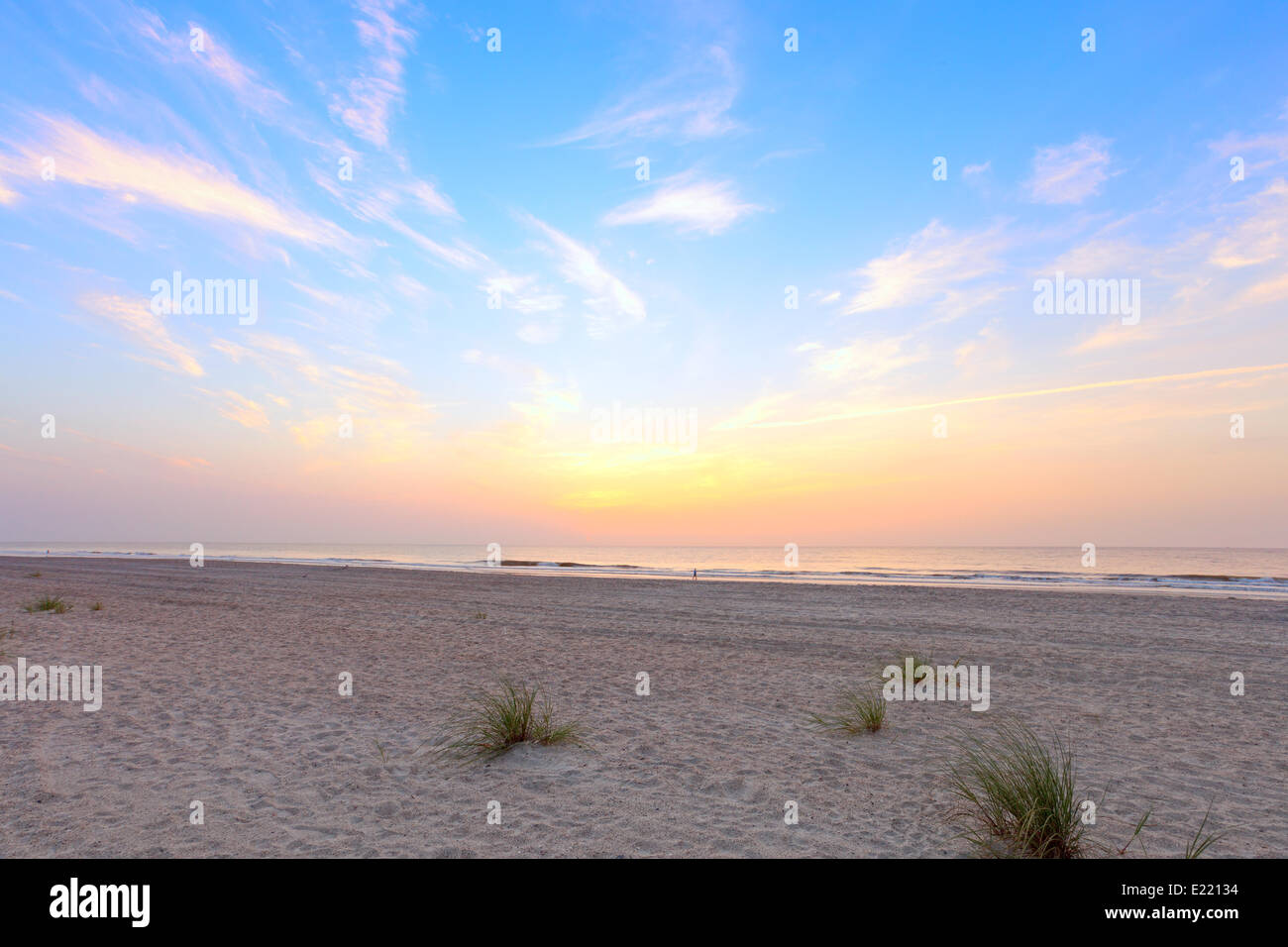 Sunrise over atlantic ocean in south florida Stock Photo - Alamy