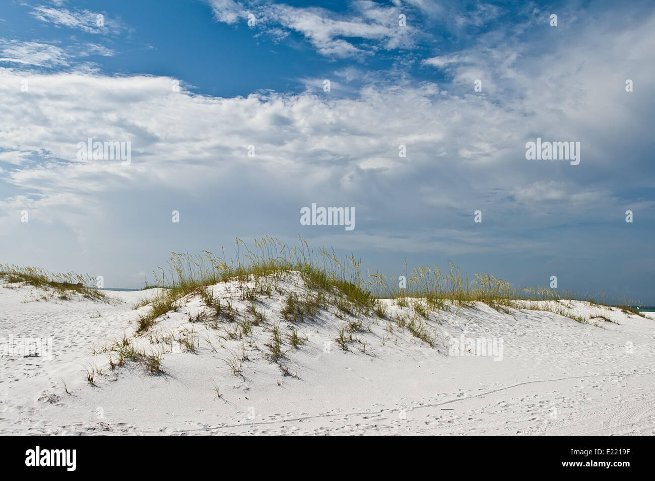 White sand dune Stock Photo