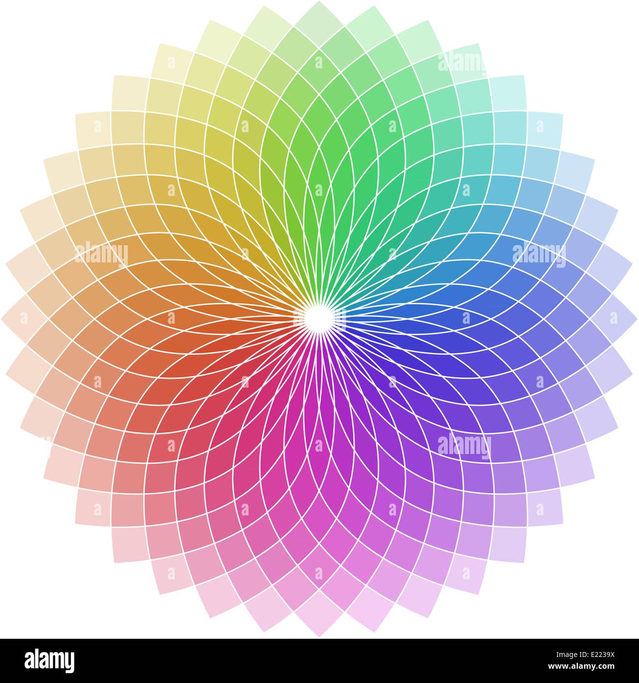 shaped chromatic circle Stock Photo