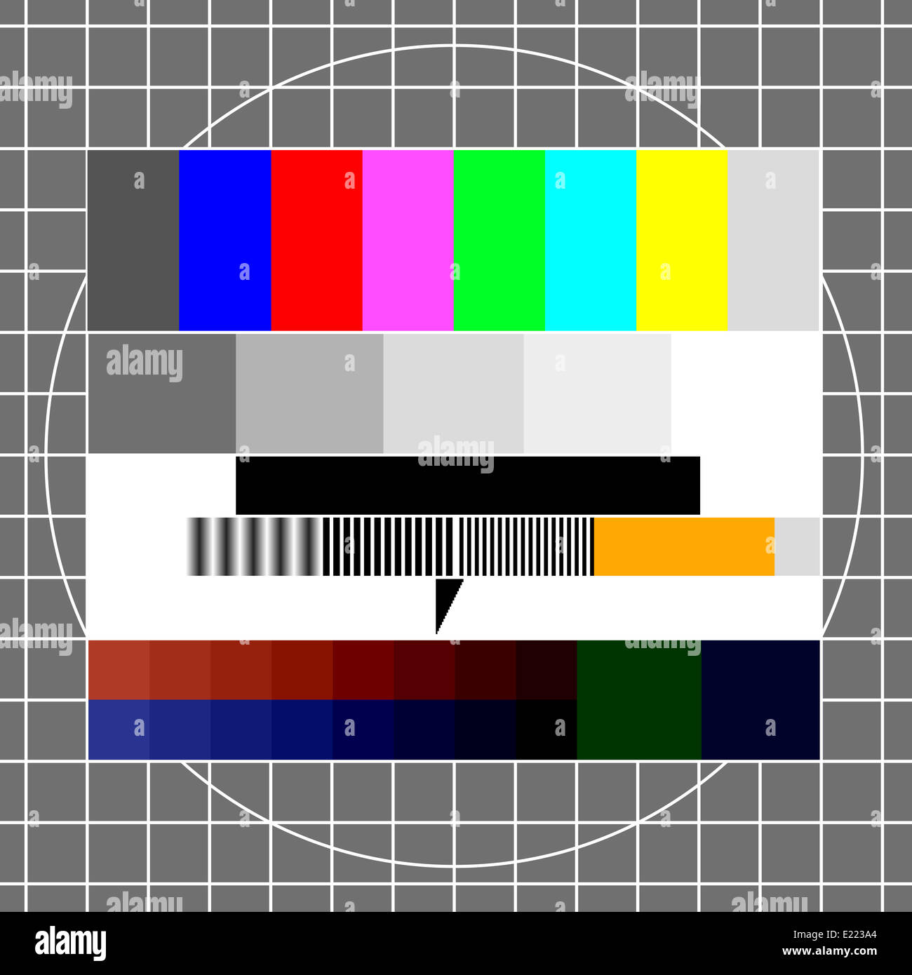 TV test image Stock Photo