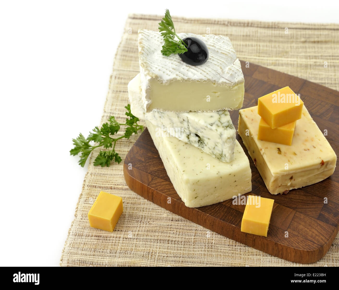 Assortment of Cheese Stock Photo Alamy