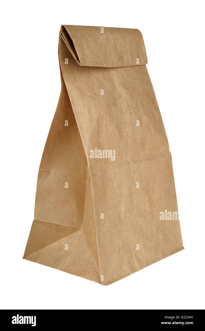 brown paper bag lunch Stock Photo Alamy