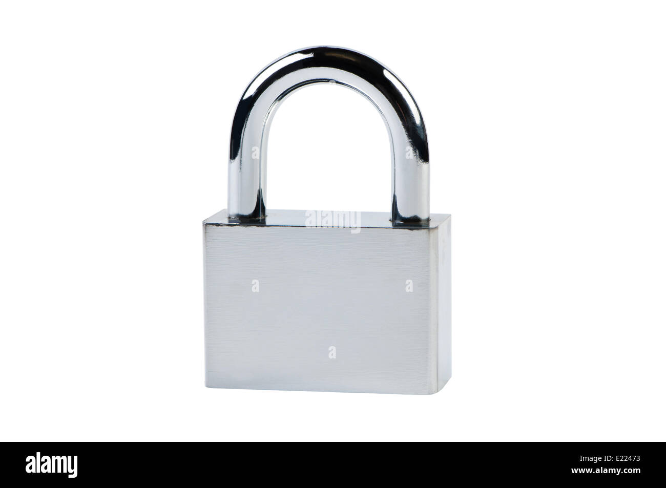 Padlock isolated on a white background Stock Photo - Alamy