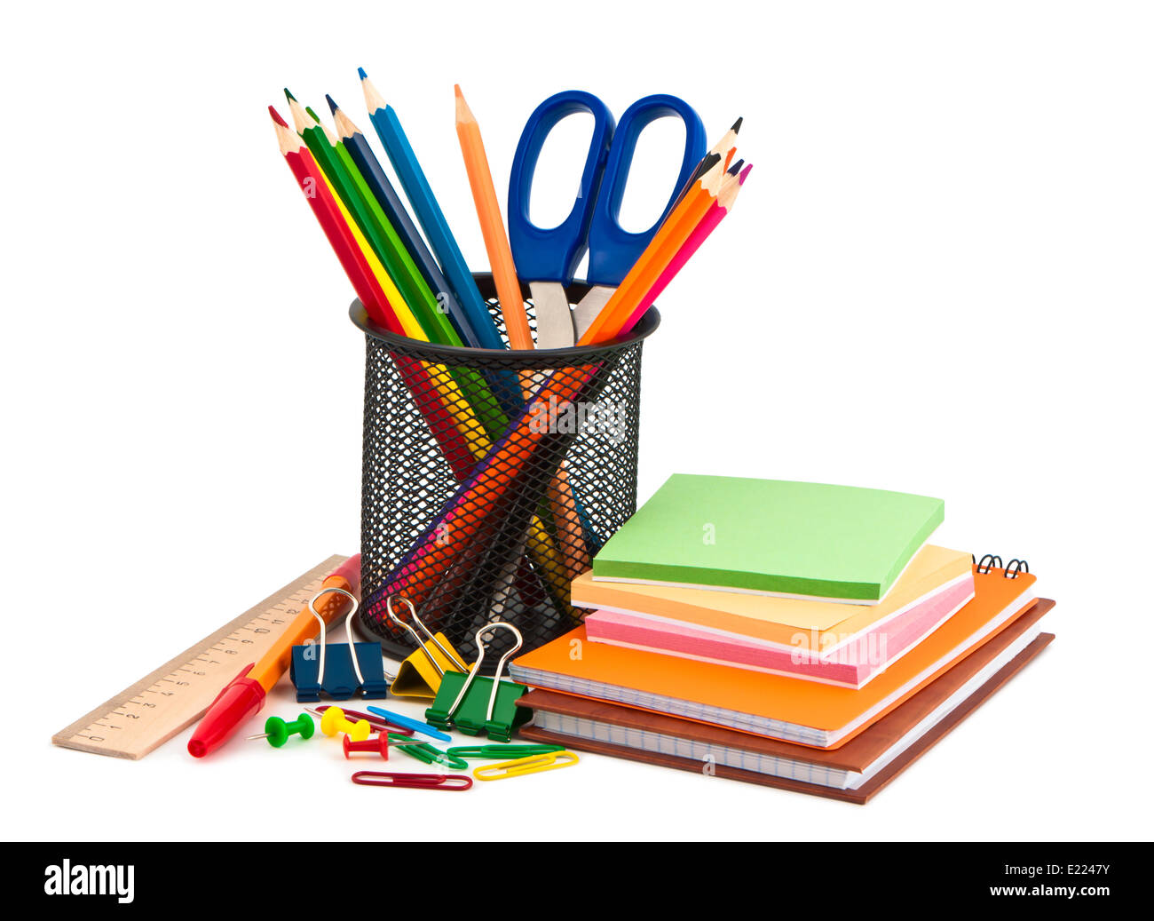 Stationery Cut Out Stock Images & Pictures - Alamy