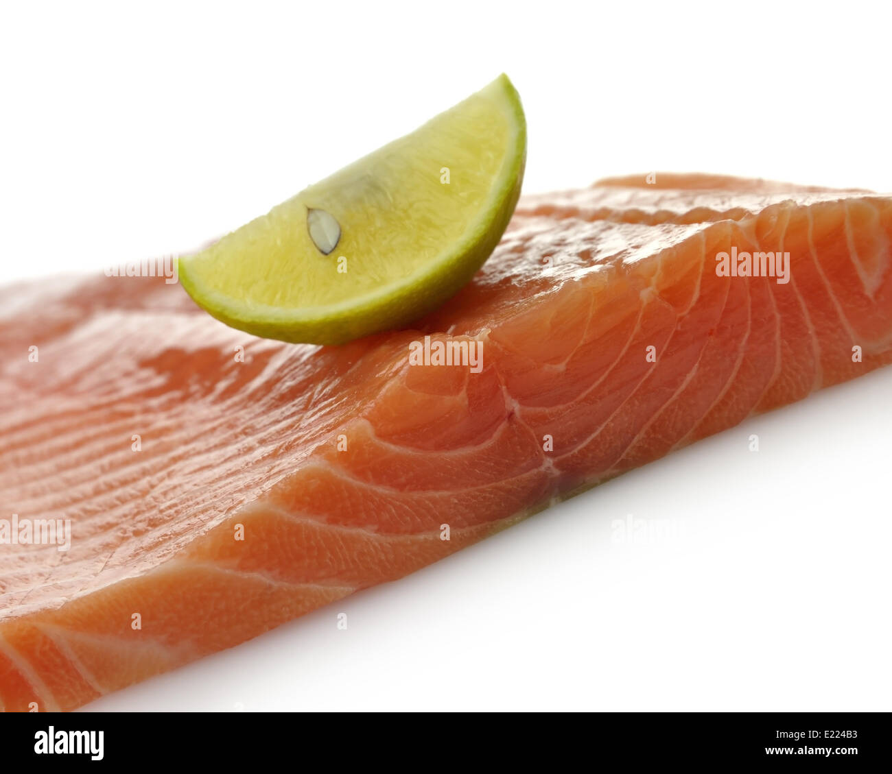 Raw Salmon Fillet Stock Photo - Alamy