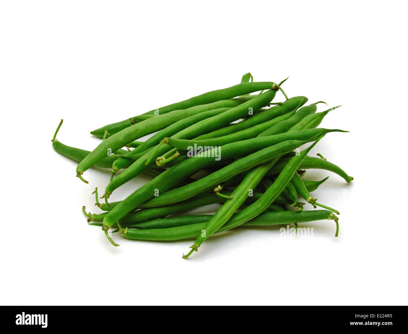 green string beans Stock Photo