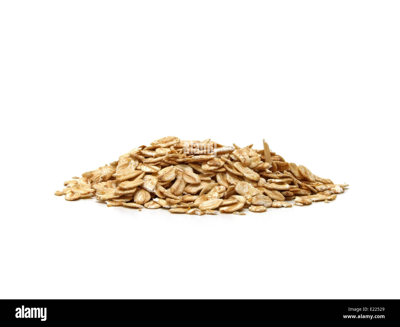 oat flakes Stock Photo