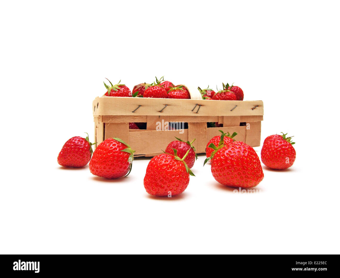 a few strawberries Stock Photo