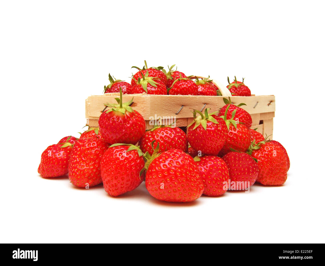 a few strawberries Stock Photo