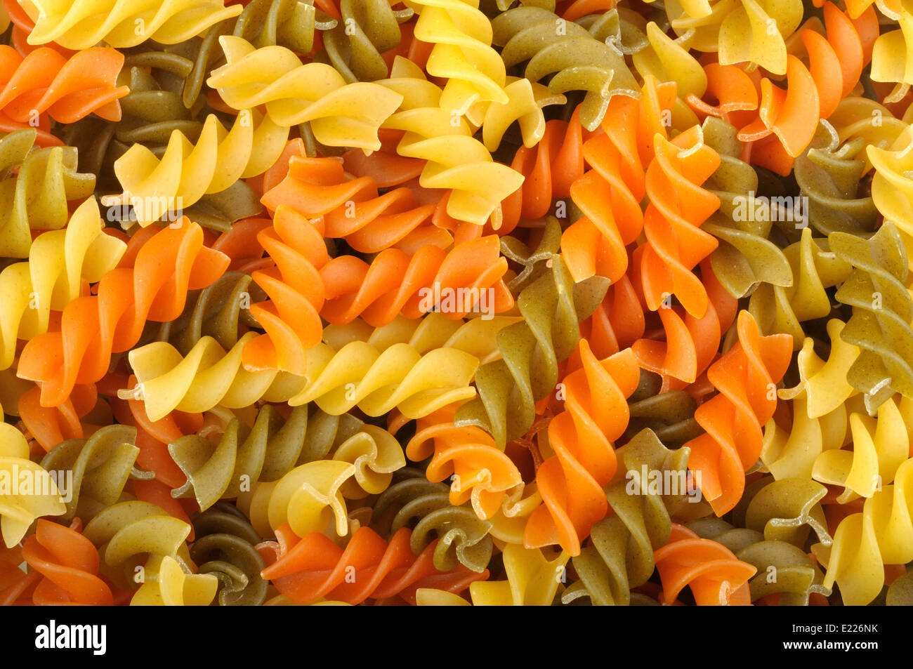 background of Tricolor pasta Stock Photo - Alamy