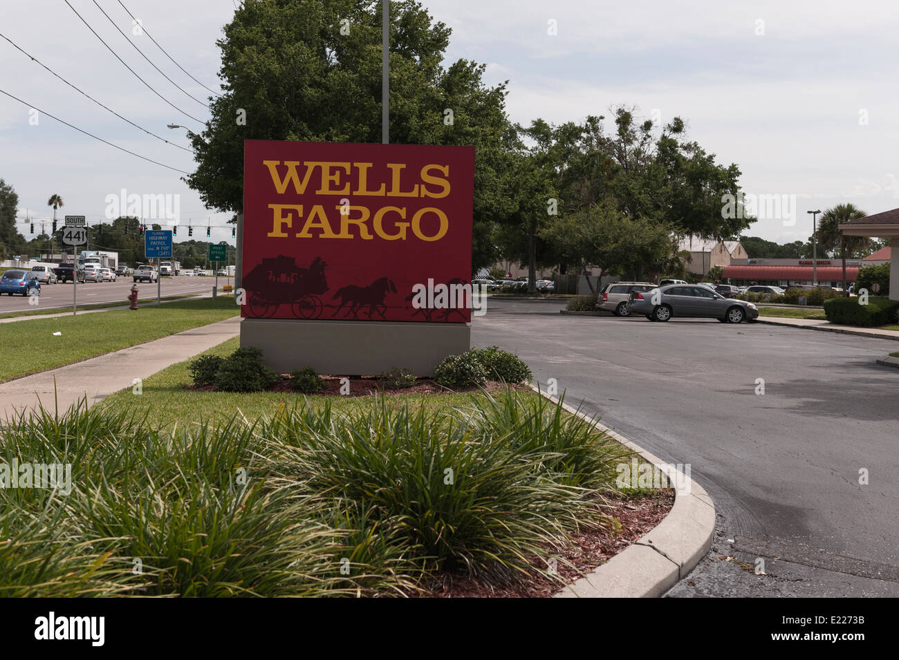 Wells Fargo Bank Leesburg, Florida USA Stock Photo Alamy