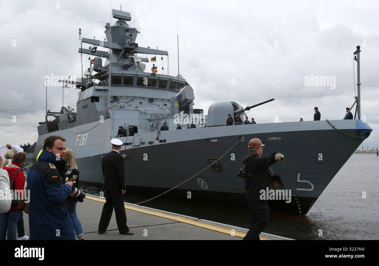 RostockWarnemuende, Germany. 13th June, 2014. After a five months