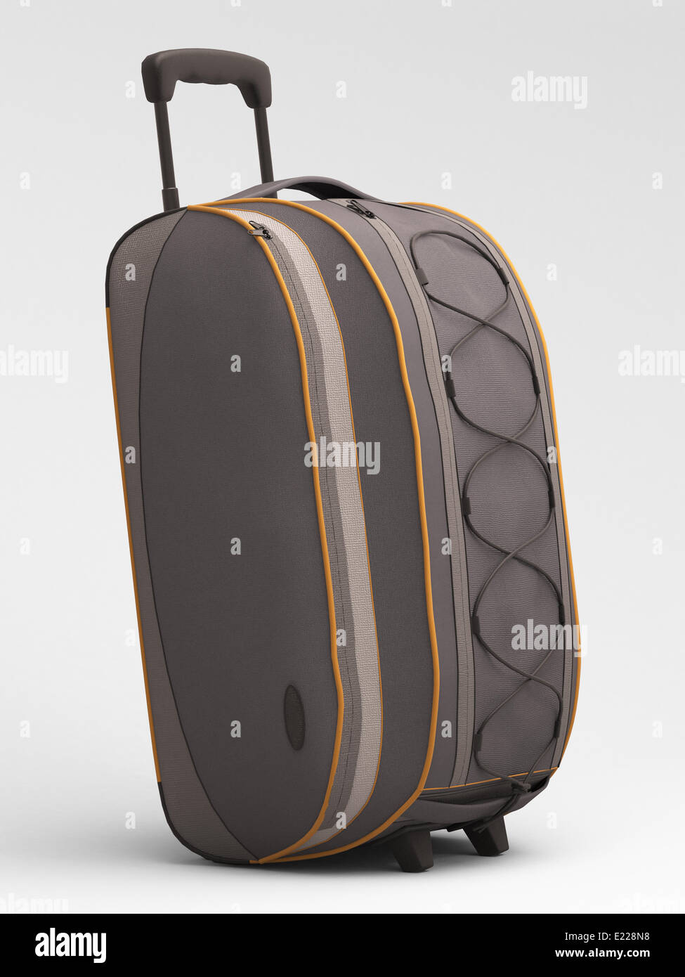 Grey travel bag Stock Photo Alamy