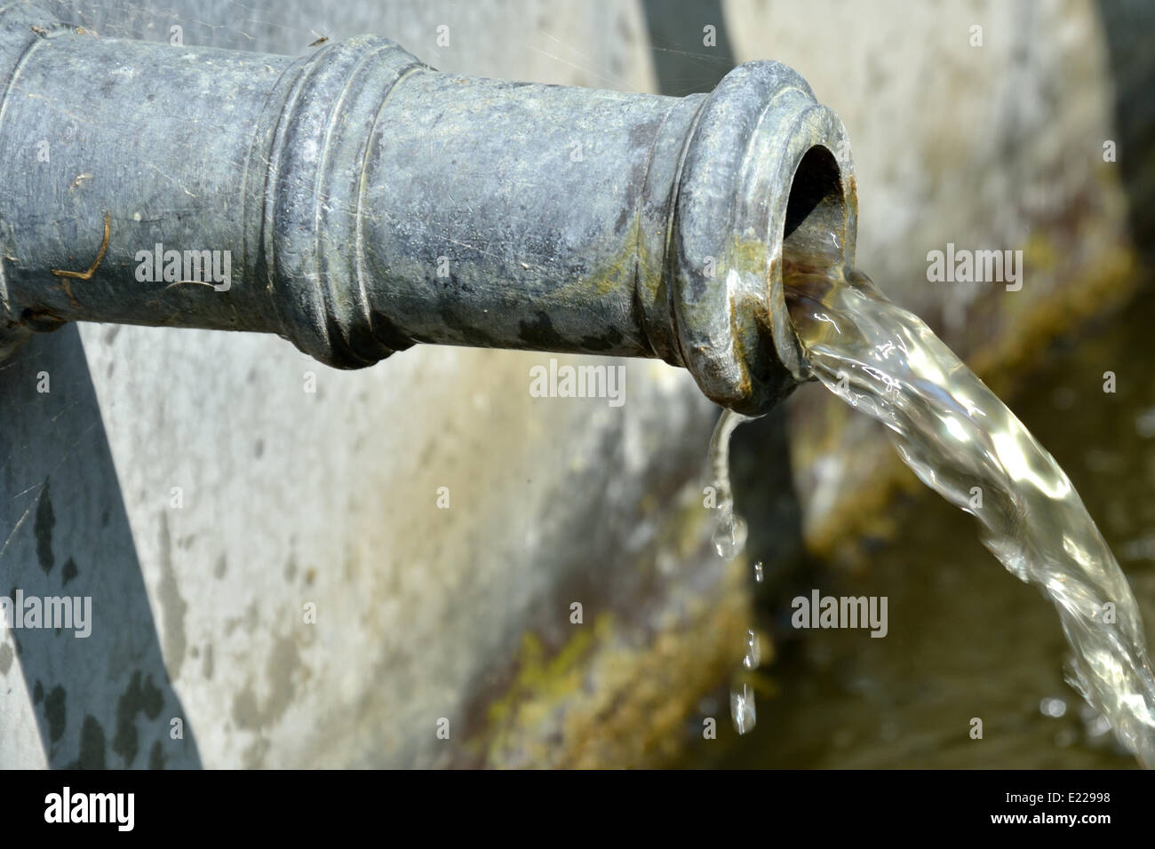 old Water pipe in close up Stock Photo Alamy