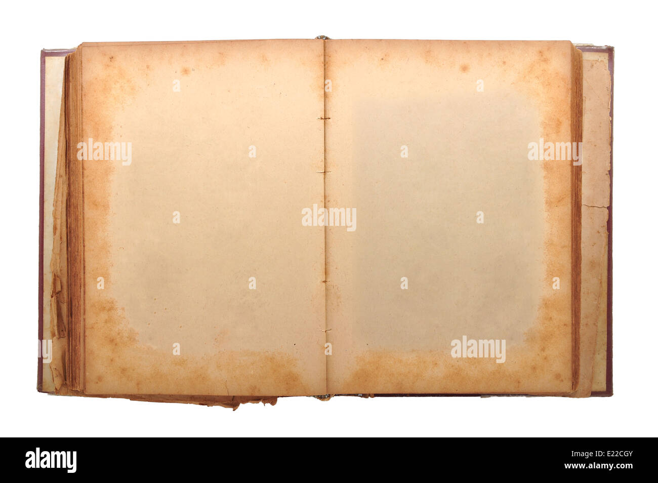 Blank Aged Book Stock Photo - Alamy