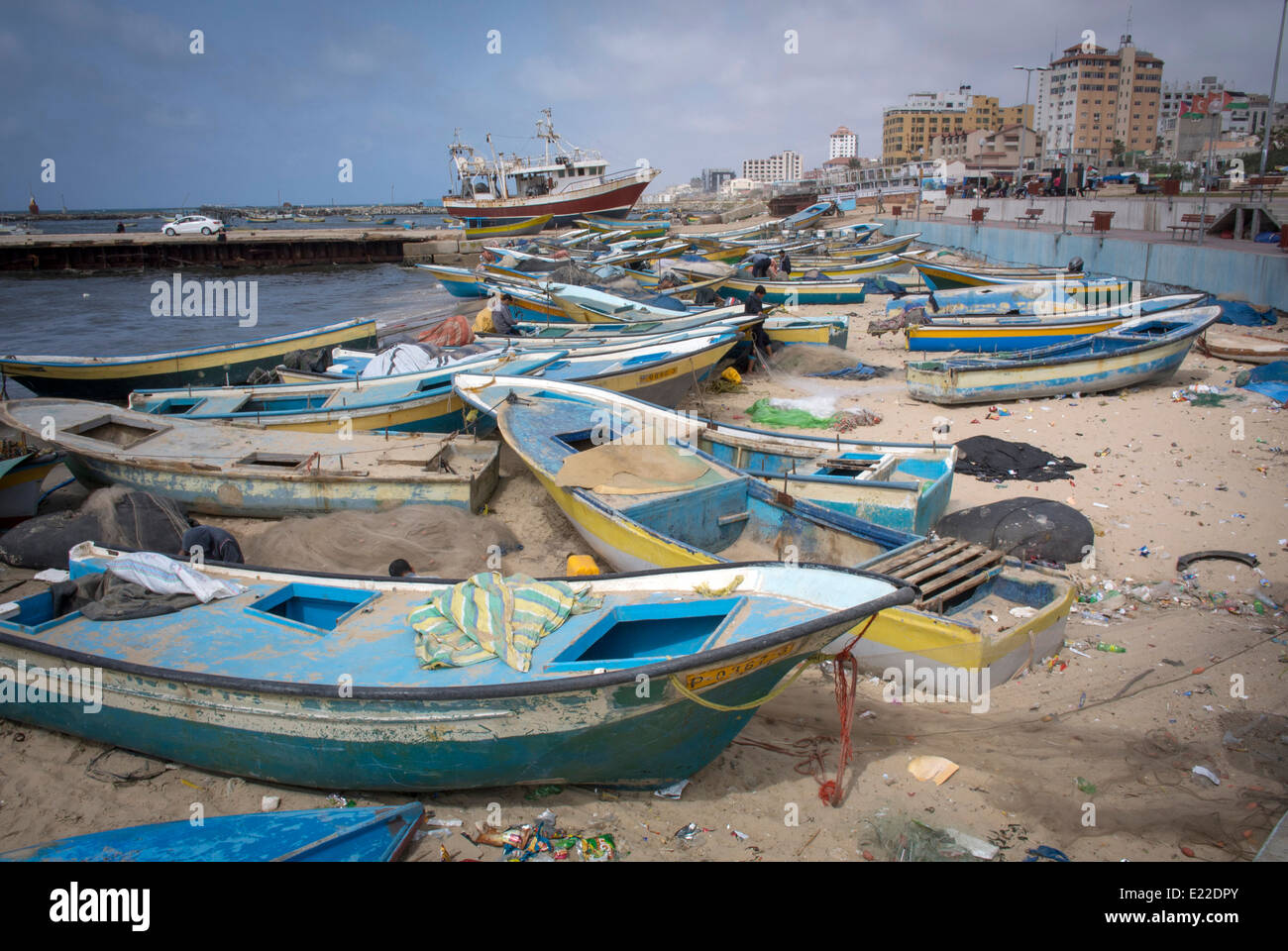 The Port in Gaza City, Gaza Strip, Palestine Stock Photo - Alamy