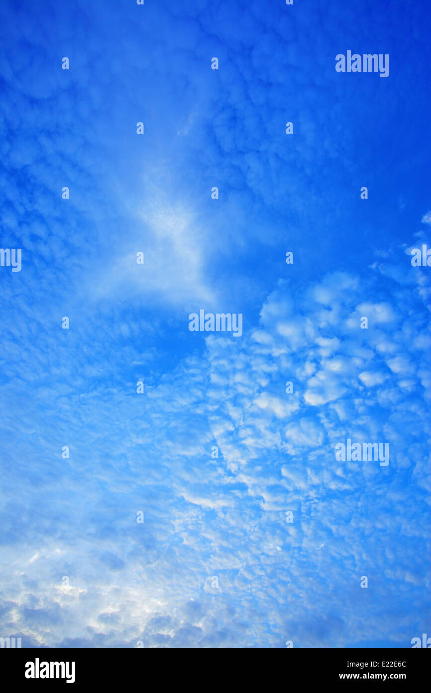 clouds in blue sky Stock Photo