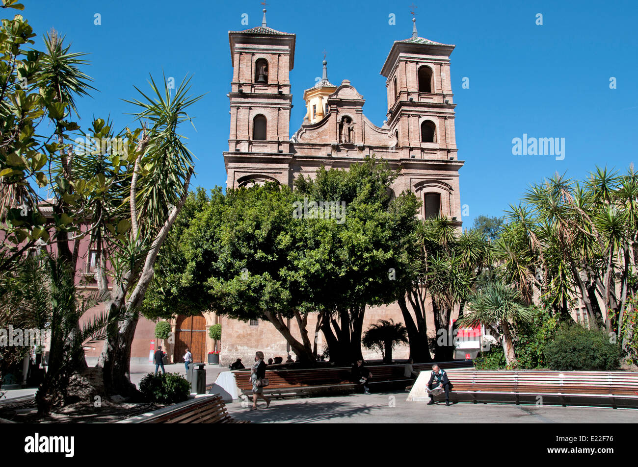 Plaza de Santo Domingo Murcia Spain Spanish Stock Photo