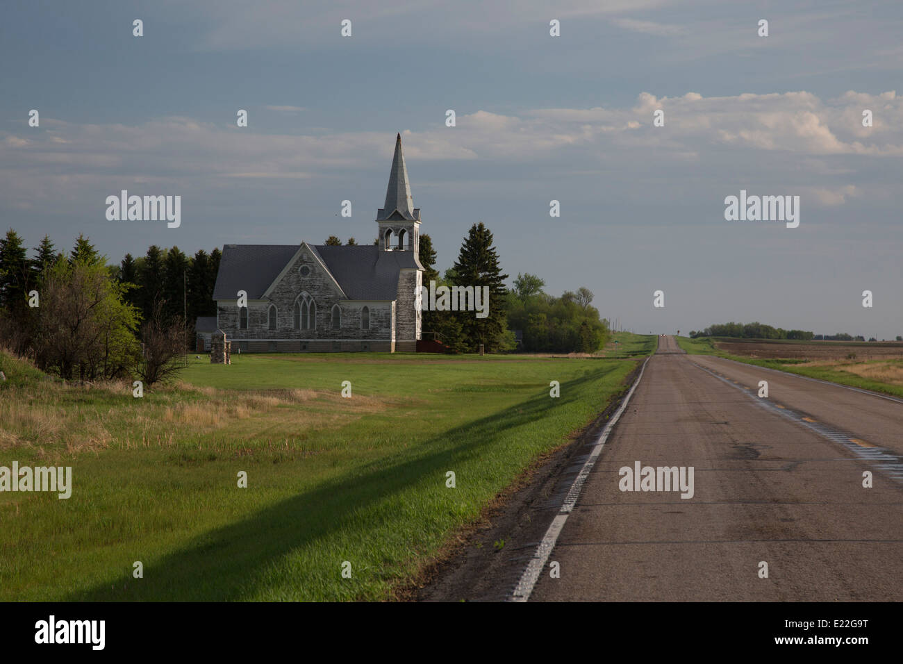 Maddock, North Dakota Immanuel Lutheran Church, on North Dakota Route