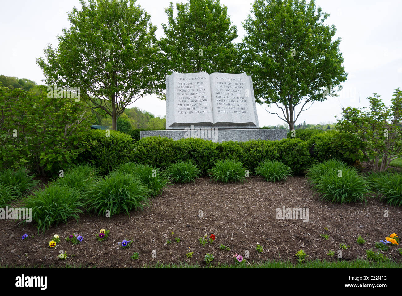 Church of Jesus Christ of Latter day saints in Palmyra NY Stock Photo