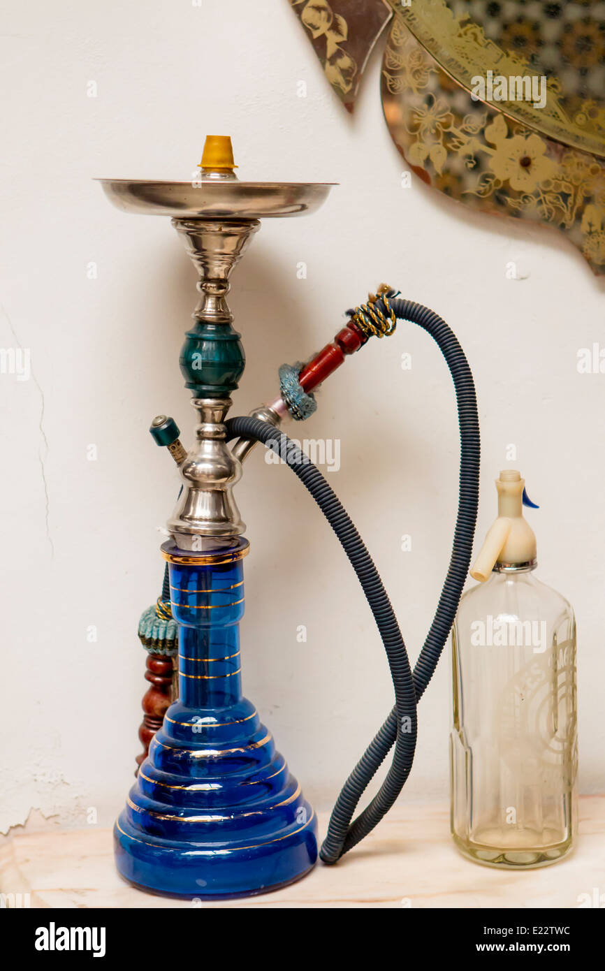Decorative authentic vintage brass copper 8" smoking hookah pipe from Jerusalem Decorative authentic vintage brass copper 8" smoking hookah pipe from Jerusalem