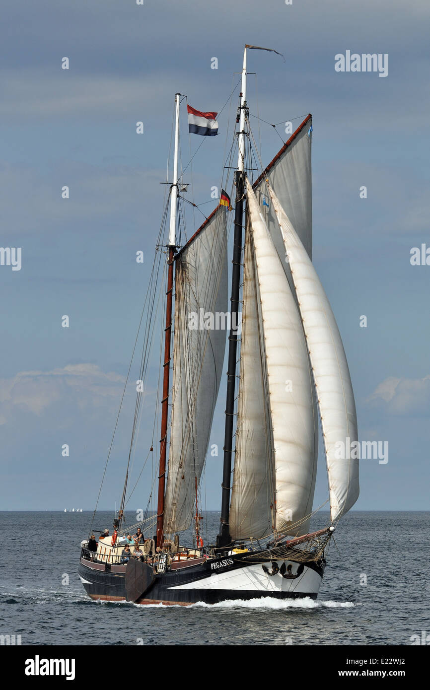 Traditional sailing ship Pegasus Stock Photo