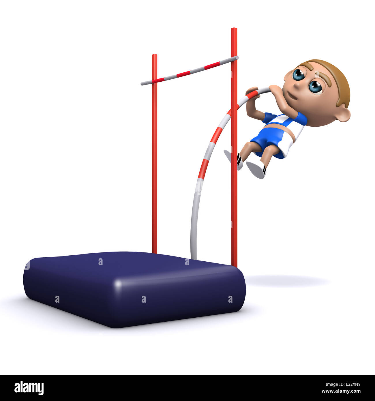 Pole vault jump Cut Out Stock Images & Pictures - Alamy