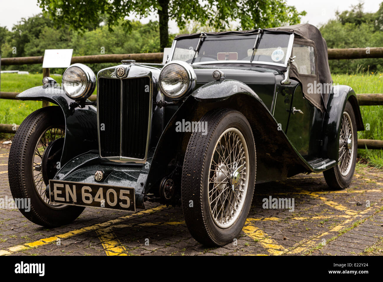 Classic Car Event at a Classic Manor House (Llancaiach Fawr) in Nelson