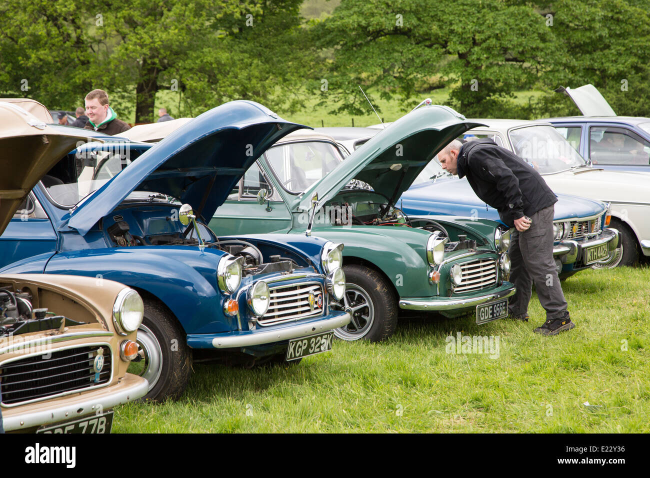 Classic Car Event at a Classic Manor House (Llancaiach Fawr) in Nelson