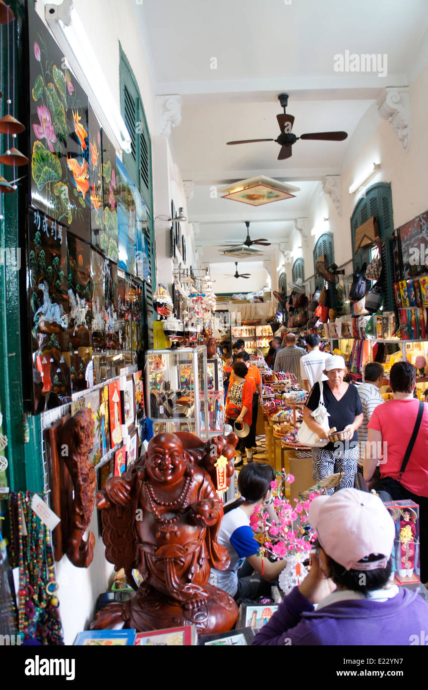 souvenir shop at General Post Office, Ho Chi Minh city, Vietnam Stock ...