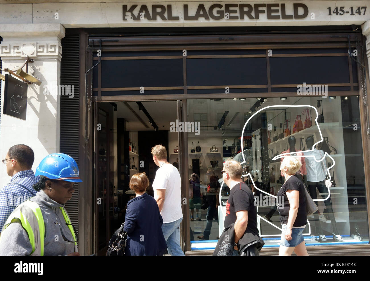 Karl Lagerfeld fashion store in Regent Street, London Stock Photo - Alamy