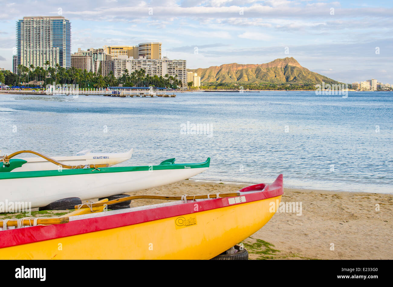 Kayaks in the sea hires stock photography and images Alamy