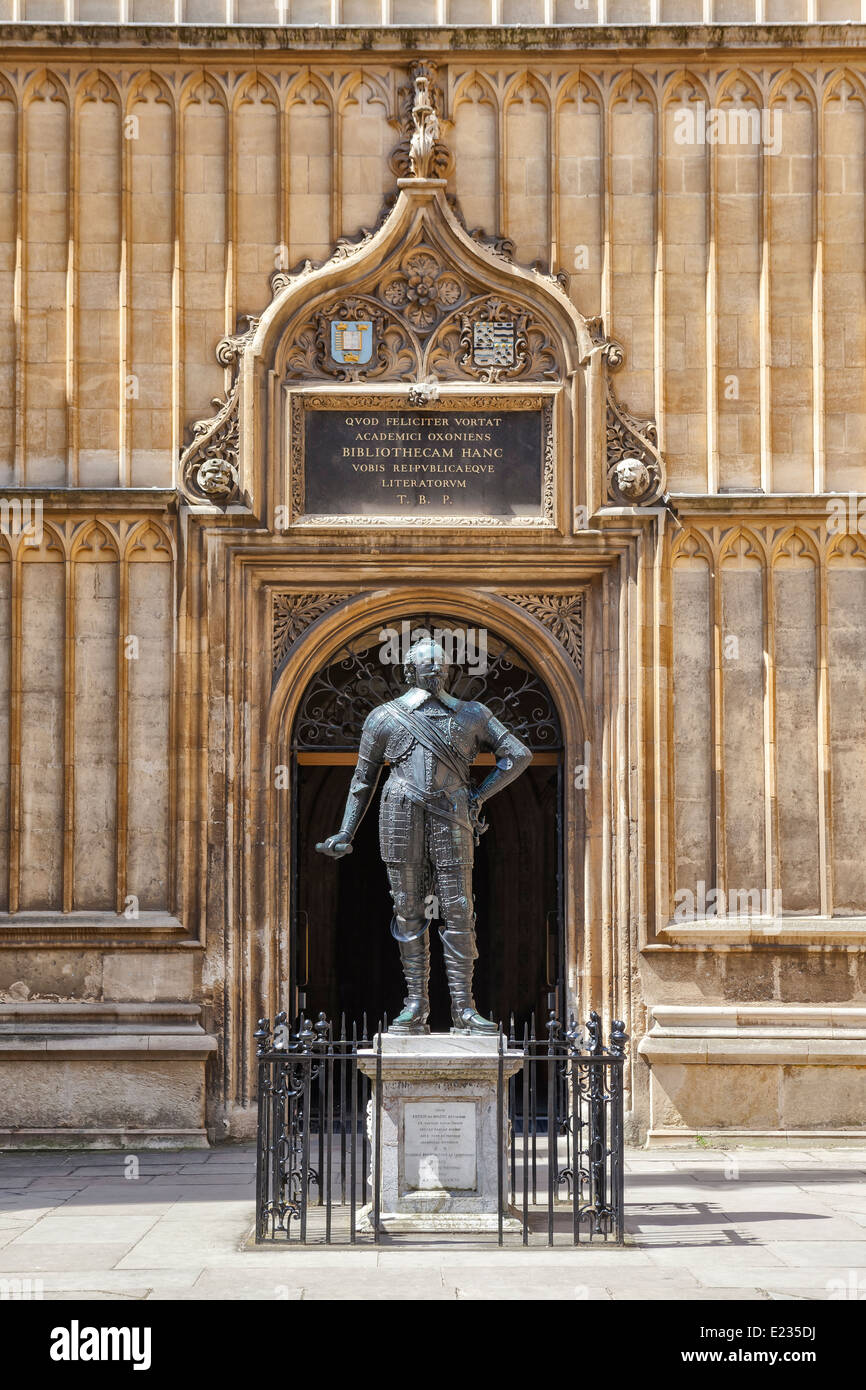 Bodleian library, Oxford, Oxfordshire, England, United Kingdom Stock Photo