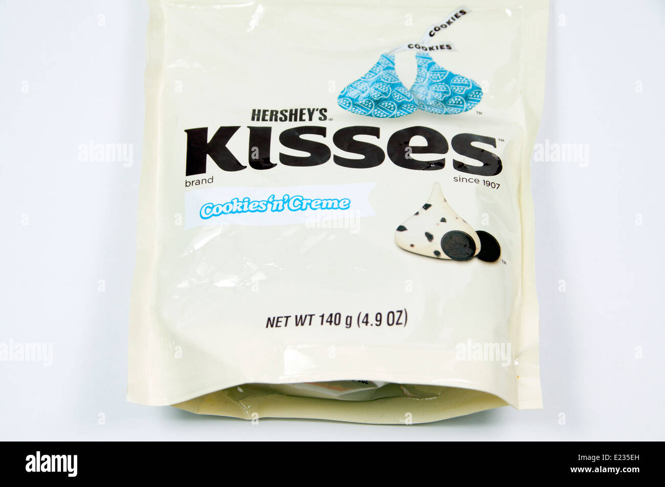 Hersheys Kisses Sweets packet Stock Photo