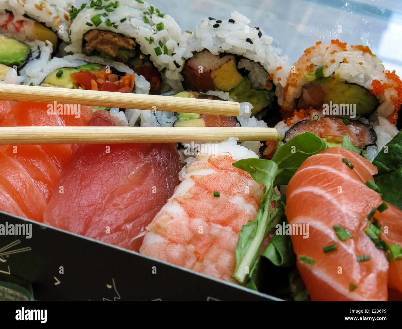 Wasabi Sushi & Bento Restaurant, NYC, USA Stock Photo - Alamy