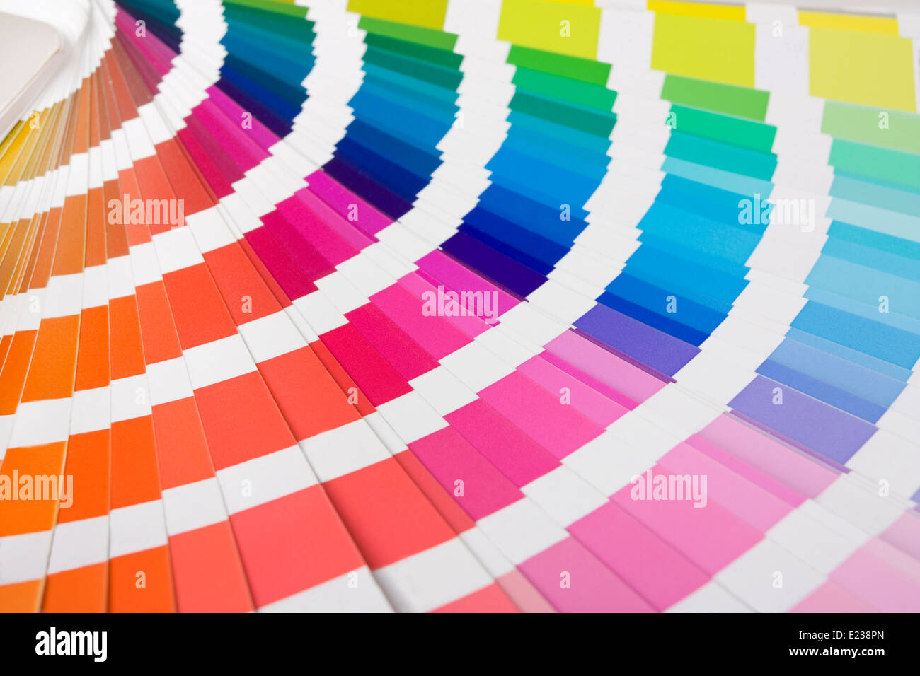 Spectrum swatches hi-res stock photography and images - Alamy