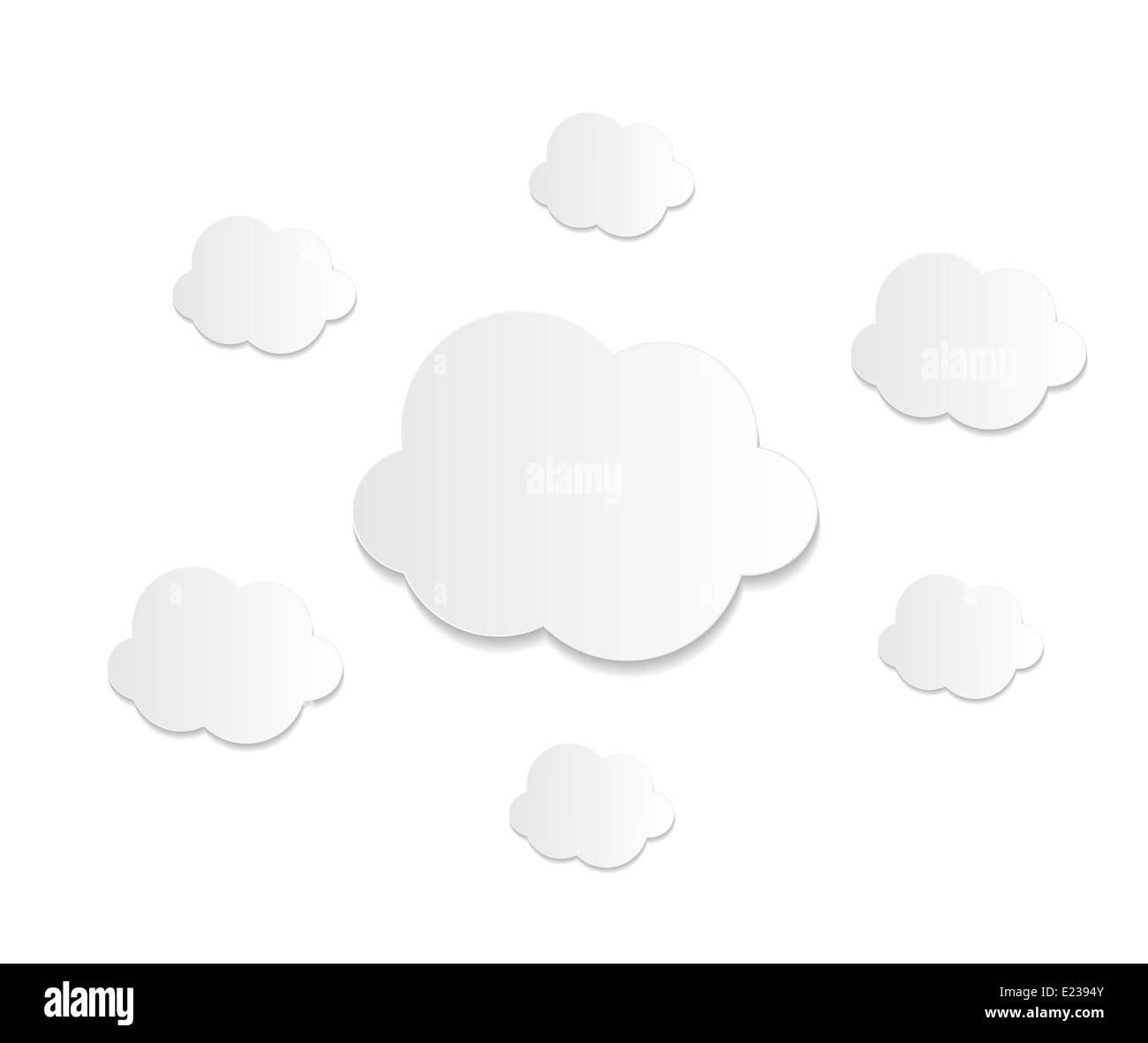 Cloud Computing Business Concept Vector Illustration Stock Photo - Alamy