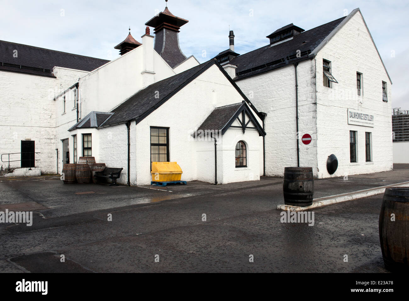 Dalwhinnie Whisky Distillery, near Newtonmore, Invernesshire, Scotland. Stock Photo